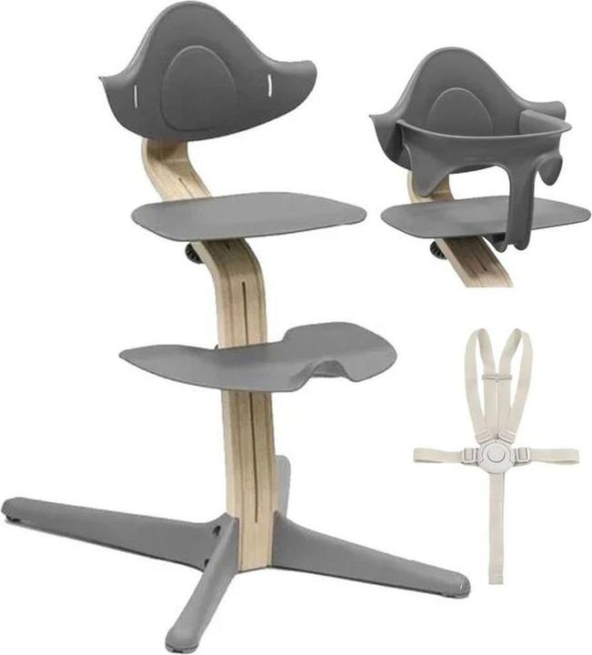 Produktbild Stokke Nomi Oak Stuhl inkl. Baby Set und Sicherheitsgurt (Hochstuhl)