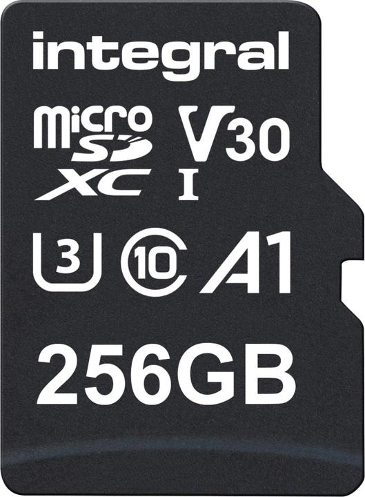 PREMIUM HIGH SPEED MICROSDHC/XC V30 UHS-I U3 MicroSD (256 GB, microSD, U3, UHS-I)