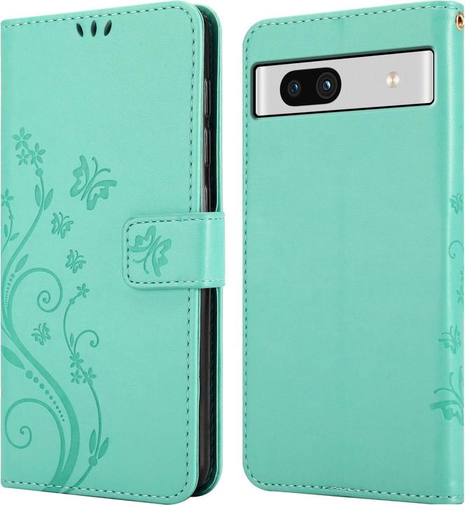Actual product image Cadorabo Case for Google Pixel 7A Flower Book (Google Pixel 7a)
