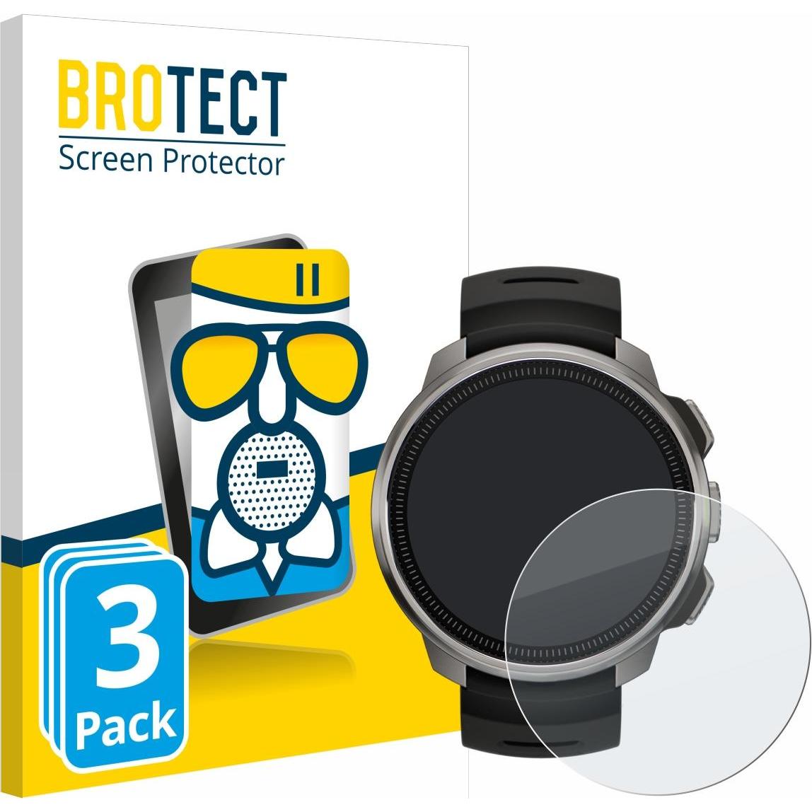 Thumbnail - BROTECT AirGlass Panzerfolie Schutzglas Matt, Smartwatch Schutzfolie, Grau