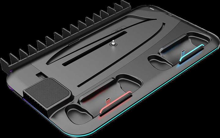 Actual product image Canyon CS-51 - multifiuctional stand for PS5 Slim - with cooling - charging 2 x gamepad - black