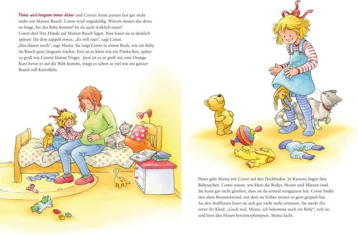 Actual product image Conni-Bilderbücher: Conni und das neue Baby (Neuausgabe) (German, Liane Tailor, 2021)