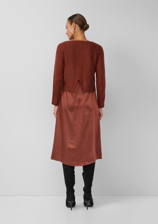 Image du produit s.Oliver Kleid Set aus Satinkleid und Pullover aus Alpaka-Wollmix (36)