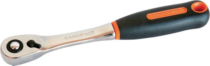 Produktbild Bahco 3/8" Umschaltknarre mit schlankem Knarrenkopf, 72 Zähnen und 5° Rückschwenkwinkel, 205 mm (3/8")