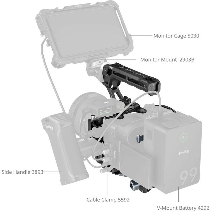 Actual product image SmallRig Advanced Cage Kit mit Batterieplatte für Sony FX2 5590 (Cage)