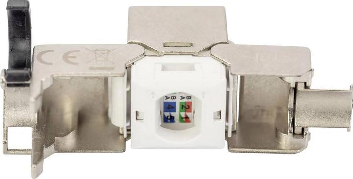 Productafbeelding Digitus CAT 6A keystone module, afgeschermd met intelligente kabelmanager (Schakelpaneel)