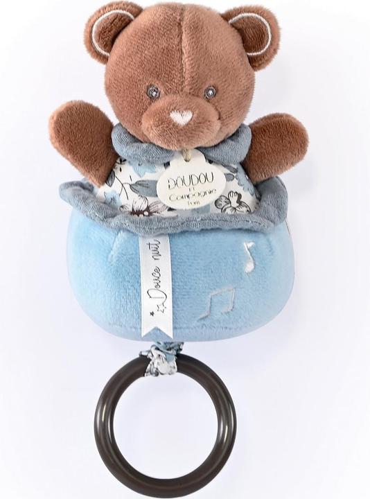 Actual product image Doudou et Compagnie Music Box Bear 20cm