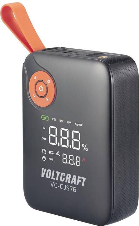 Productafbeelding Voltcraft Snelstartsysteem VC-CJS76 VC-16024485 Starthulpstroom (12 V)=300 A (600 A, 7200 mAh)