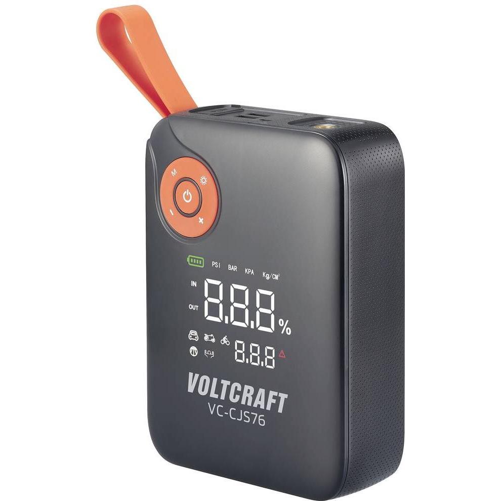 Thumbnail - Voltcraft, Starthilfe, Schnellstartsystem VC-CJS76 VC-16024485 Starthilfestrom (12 V)=300 A (600 A, 7200 mAh)
