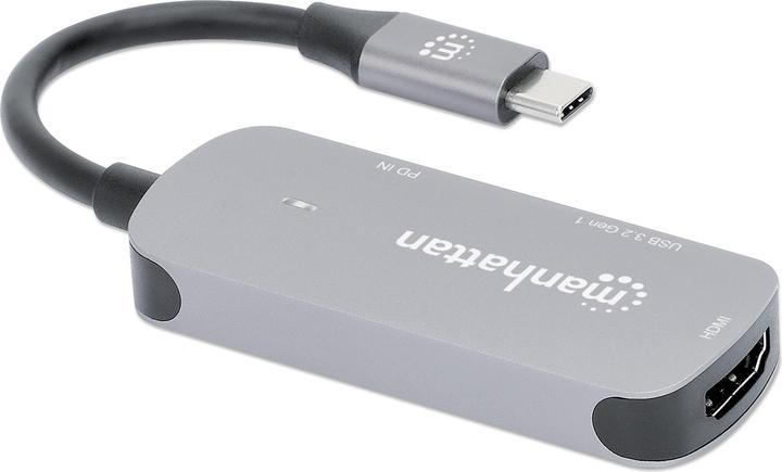 Actual product image Manhattan USB-C auf HDMI 3-in-1 Docking-Konverter mit Power Delivery (USB-C, 3 ports)