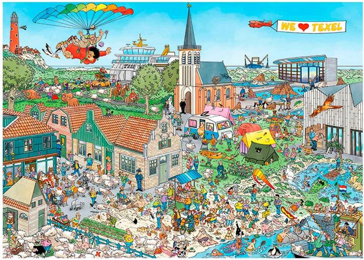 Productafbeelding Jumbo Jan van Haasteren - Texel (1000 onderdelen)