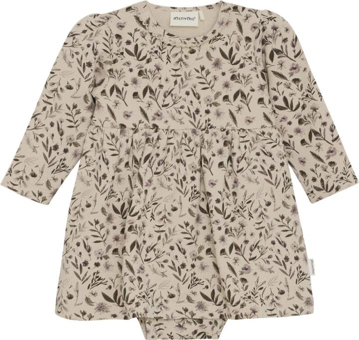 Image du produit Minymo Bodykleid langarm mit Blumenmuster (68)