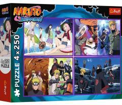 Produktbild Trefl Puzzle 4 x 250 - Naruto (250 Teile)