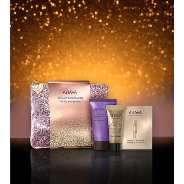 Immagine prodotto Ahava È il tuo momento di brillare - Set regalo che include Osmoter Concentrato Levigante (Set per la cura del viso)