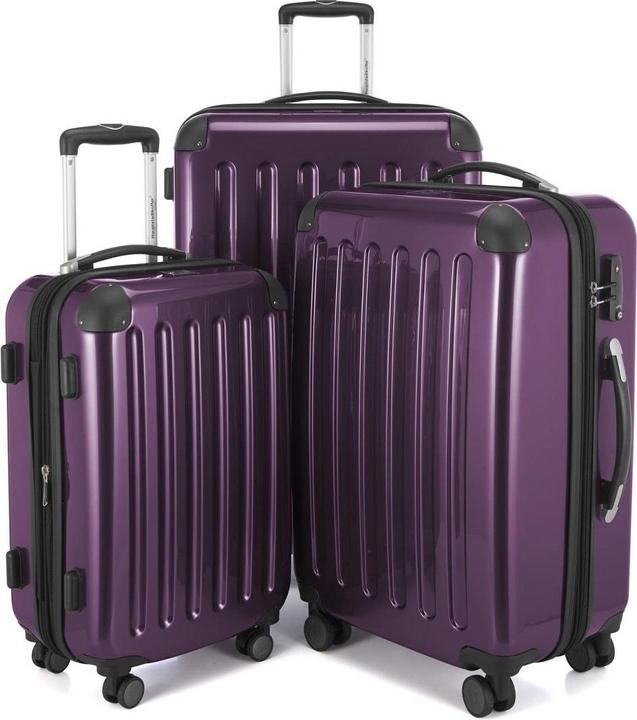 Hauptstadtkoffer Alex - Kofferset TSA Aubergine, S/M/L (119 l, Handgepäck (bis 50l), M (50 - 90l), L (90 - 115l))