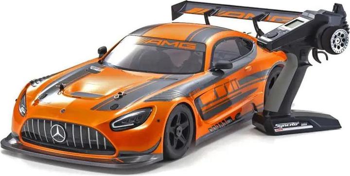 Kyosho Voiture de tourisme Inferno GT2 Mercedes GT3 AMG Nitro, 1:18 (Presque prêt à être conduite)