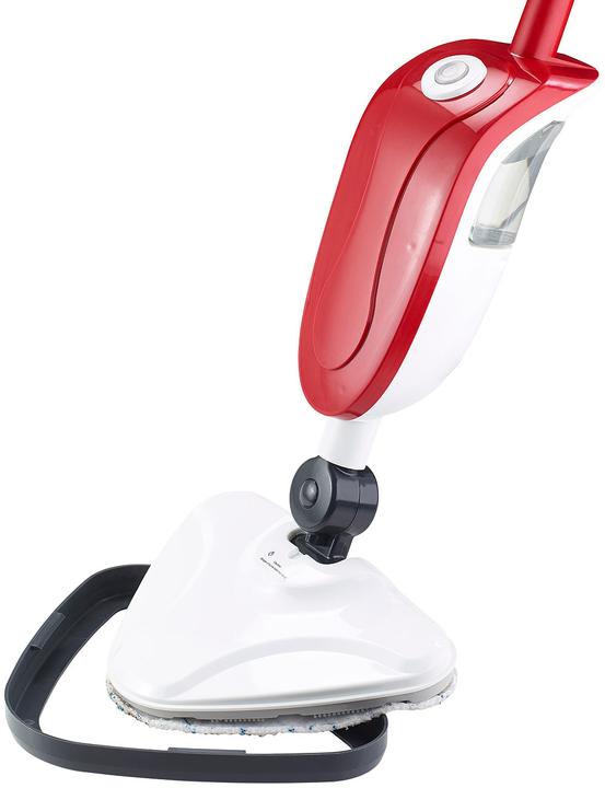 Sichler 2in1-Dampfbesen Dreieck-Fuss & Teppich-Gleitaufsatz (1300 W)