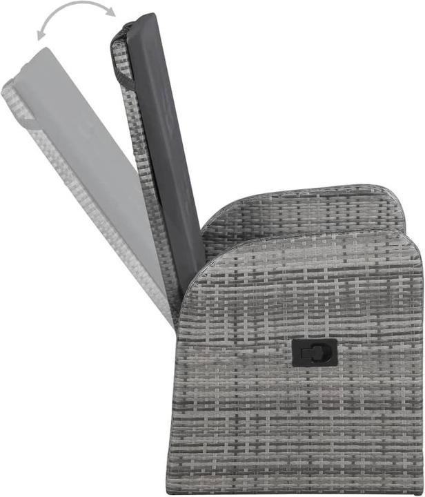 Produktbild vidaXL Garten Essgruppe