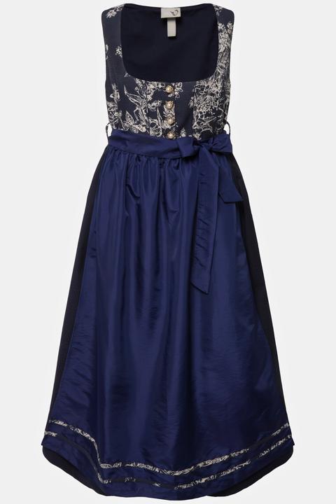 Actual product image Ulla Popken Floral Jacquard Dirndl (50)