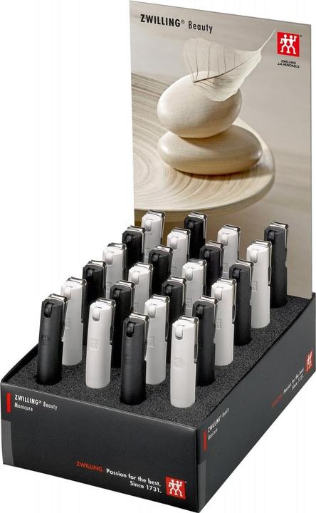 Zwilling 42441-000-0 Nagelknipser rostfrei Sortiert 12 Schwarz / 12 Weiss
