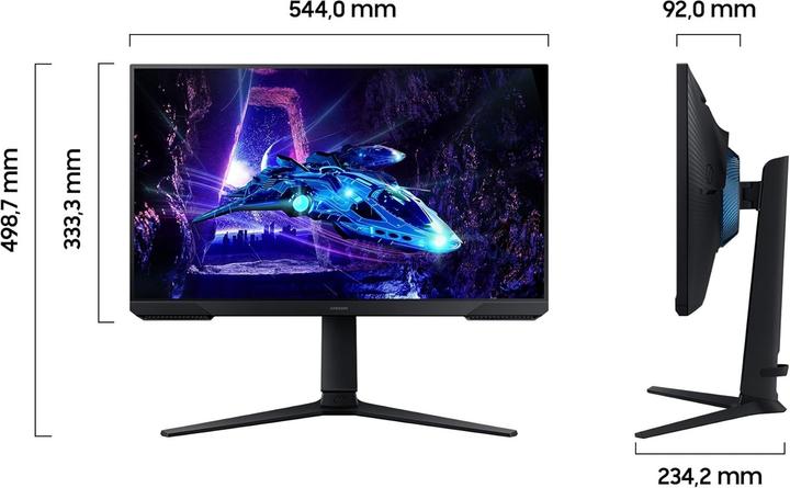 Actual product image Samsung ODYSSEY G3 G30D (1920 x 1080 pixels, 24")