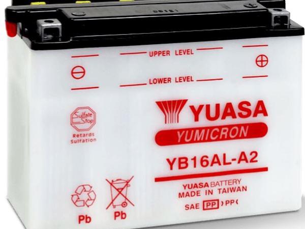Actual product image Yuasa Motorradbatterie (12 V, 16.80 Ah, 210 A)
