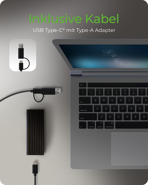 Produktbild Icy Box IB-1817MCT-C31 NVMe-Gehäuse (M.2)