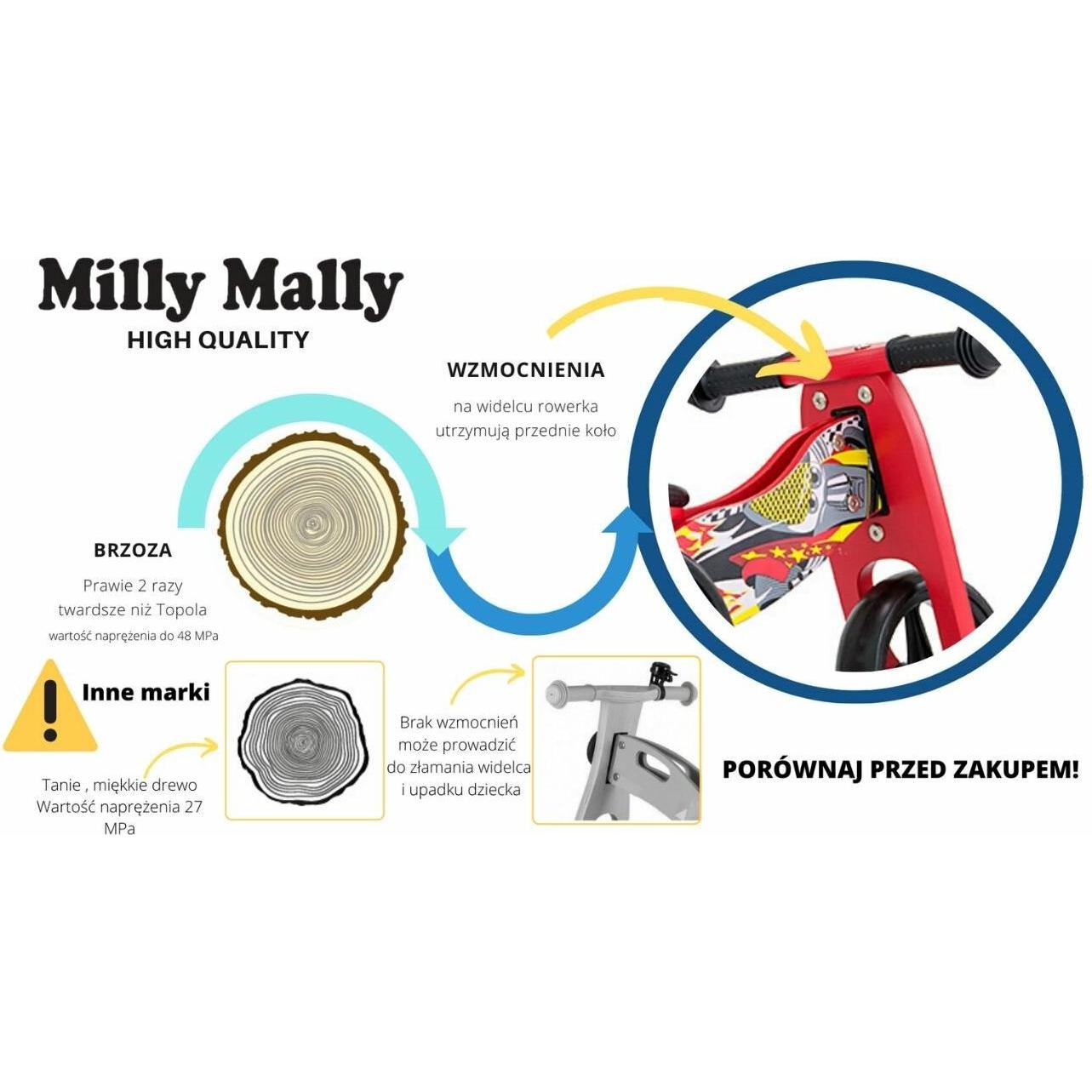 Thumbnail - Mally Ride On Jake Classic Candy, pink / white