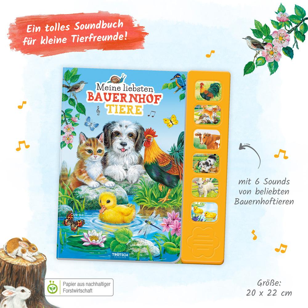 Thumbnail - Trötsch Bilderbuch Soundbuch Bauernhoftiere (20 cm)