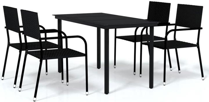 Produktbild vidaXL Garten-Essgruppe (70 x 140 x 74 cm)