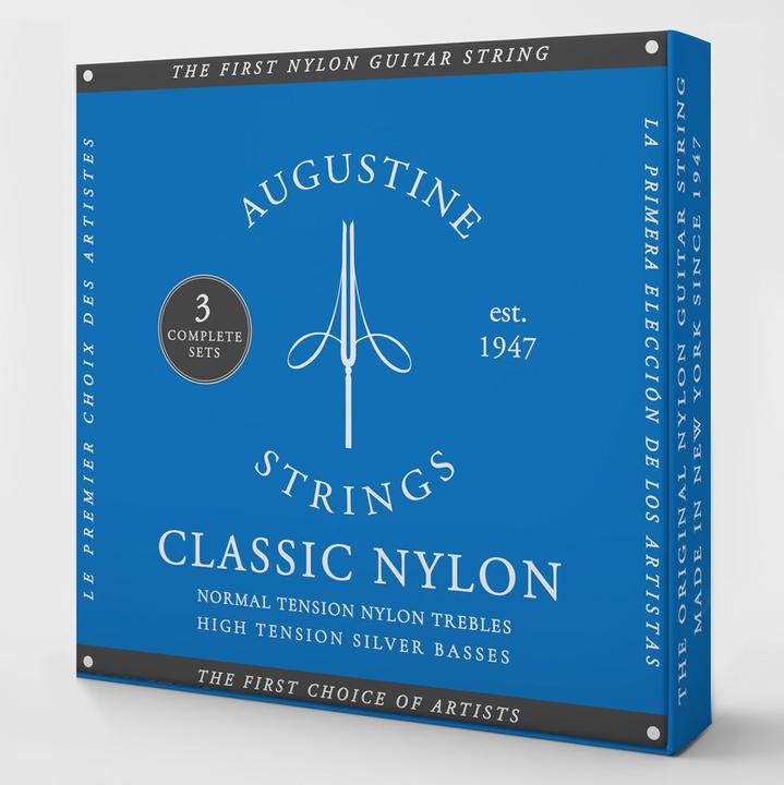Actual product image Augustine Classic/Blue | Normal/High, 3-Pack Box (6 x, 0.04")