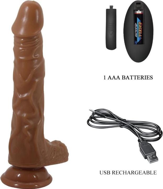 Image du produit Baile Bodach Vibrateur Réaliste Avec Ventouse Télécommandée