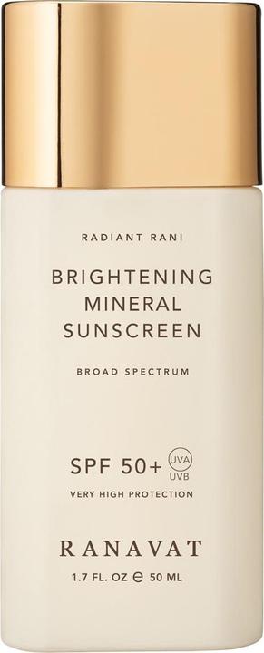 Actual product image Ranavat Brightening Mineral Sunscreen SPF 50+ (Sun cream face, SPF 50+, 50 ml)