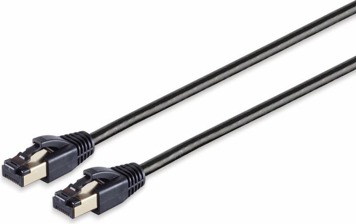 Produktbild Shiverpeaks Helos Patchkabel F/FTP Cat 8.1 schwarz 5,0m -Twisted Pair, doppelt geschirmt, 4 x 2 x AWG 26 (F/FTP, CAT8.1, 5 m)