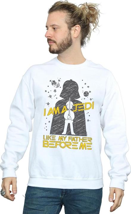 Immagine prodotto Star Wars Jedi Like My Father Felpa Uomo (L)