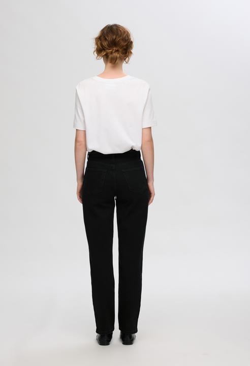 Produktbild Selected Femme Slfalice Mw Straight Black Jeans Noos (W30/L34)