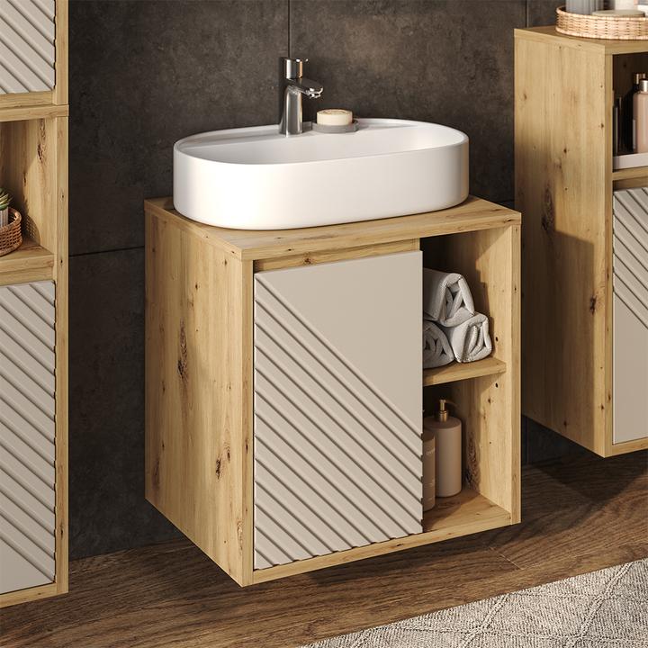 Produktbild Vicco Waschbeckenunterschrank Viola, Artisan, 60 x 60 cm (60 x 46 x 60 cm)