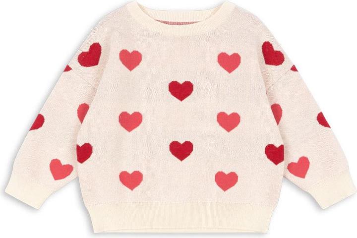 Produktbild Konges Slojd Lapis Strickpullover Coeur Coloré Duo (92)