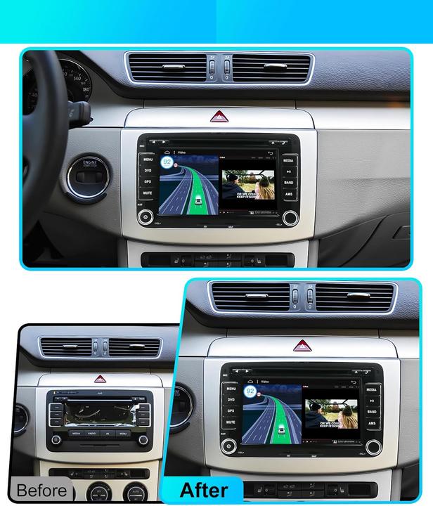 Actual product image Joyx Navi Android 10 Autoradio für VW/Skoda/Seat mit GPS (Apple Carplay, Android car)