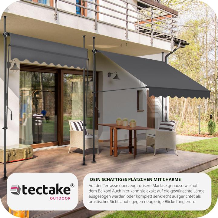 Produktbild tectake Klemmmarkise (2 m)