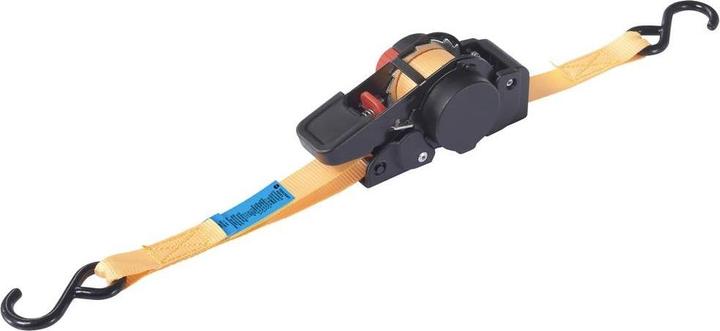 Actual product image Toolcraft TO-8689776 Self-retracting tensioning strap Tensile force LC tie-down lashing (single