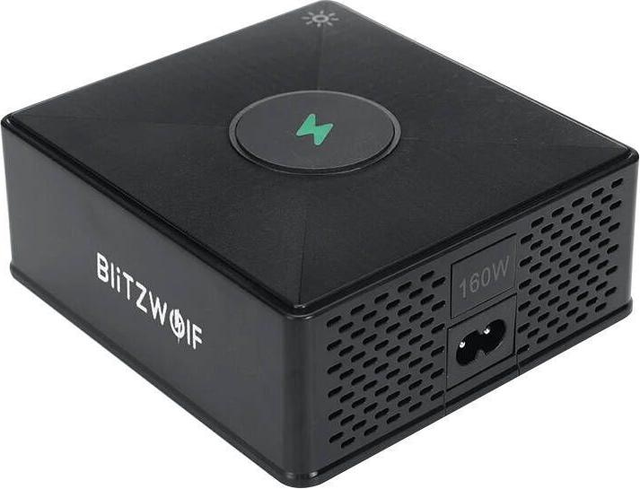 Produktbild BlitzWolf Charger 868H, 2xUSB-A, 3xUSB type-C, 160W (black) (160 W)
