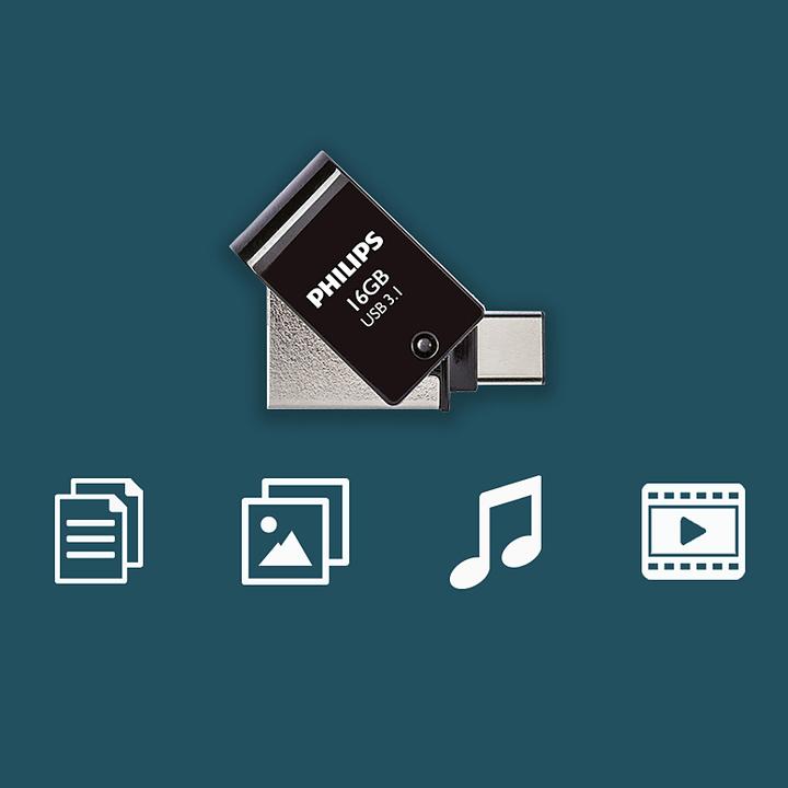 Immagine prodotto Philips FM16DC152B/00 (16 GB, USB-A, USB-C)