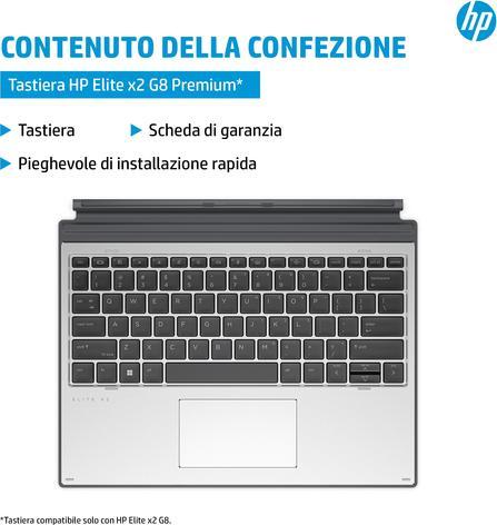 Actual product image HP Elite x2 G8 Premium Keyboard (DE)