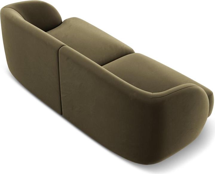 Actual product image Micadoni Velvet Sofa, "Miley", 2 Seats, 180x90x70Made in Europe (2 person sofa)