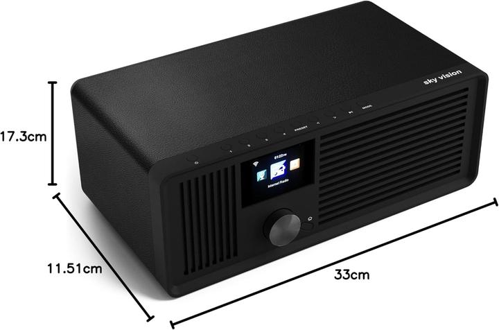 Actual product image Sky Vision DAB 70 IR (DAB+, FM, Web radio, Airplay, Wi-Fi)