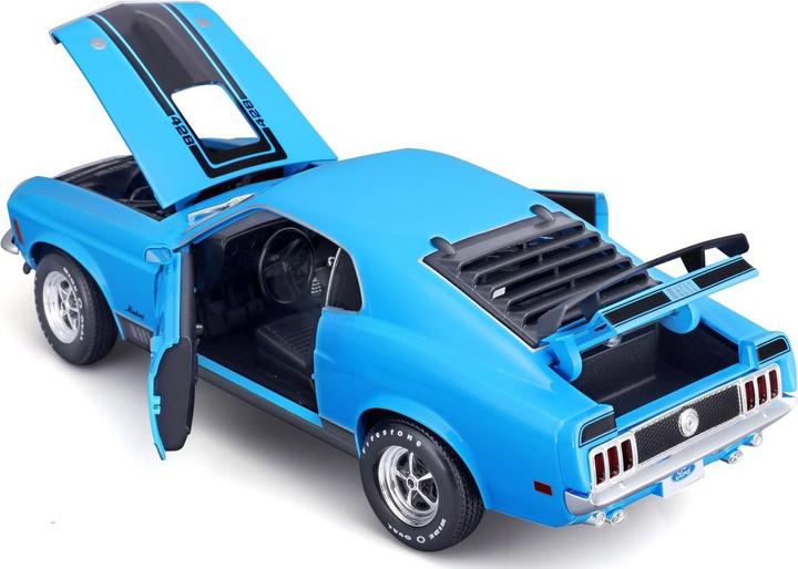 Produktbild Maisto Ford Mustang Mach 1 1970 1/18 blau