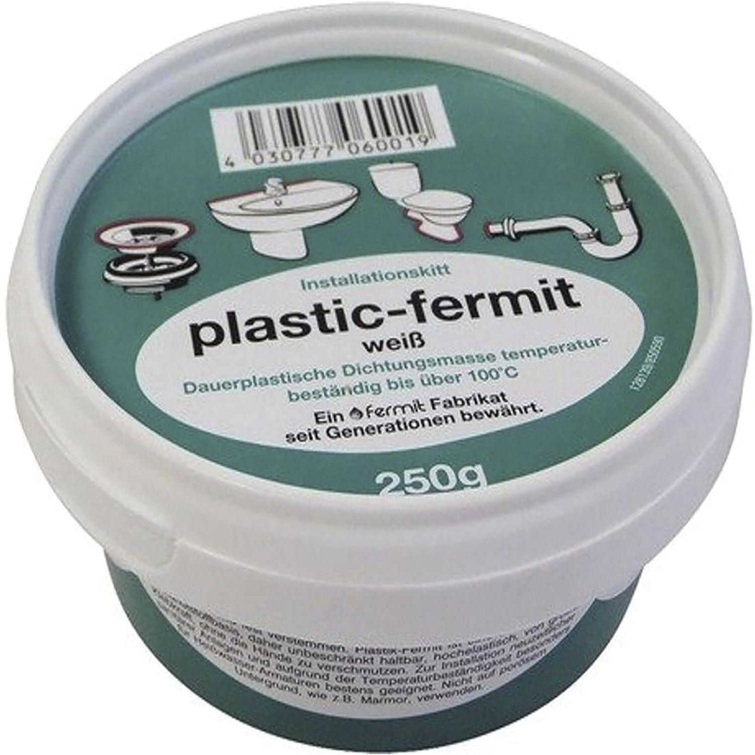 Franz Haas, Zubehör Sanitärinstallation, Plastic-Fermit-Kitt 5343 AQUA 250g Dose