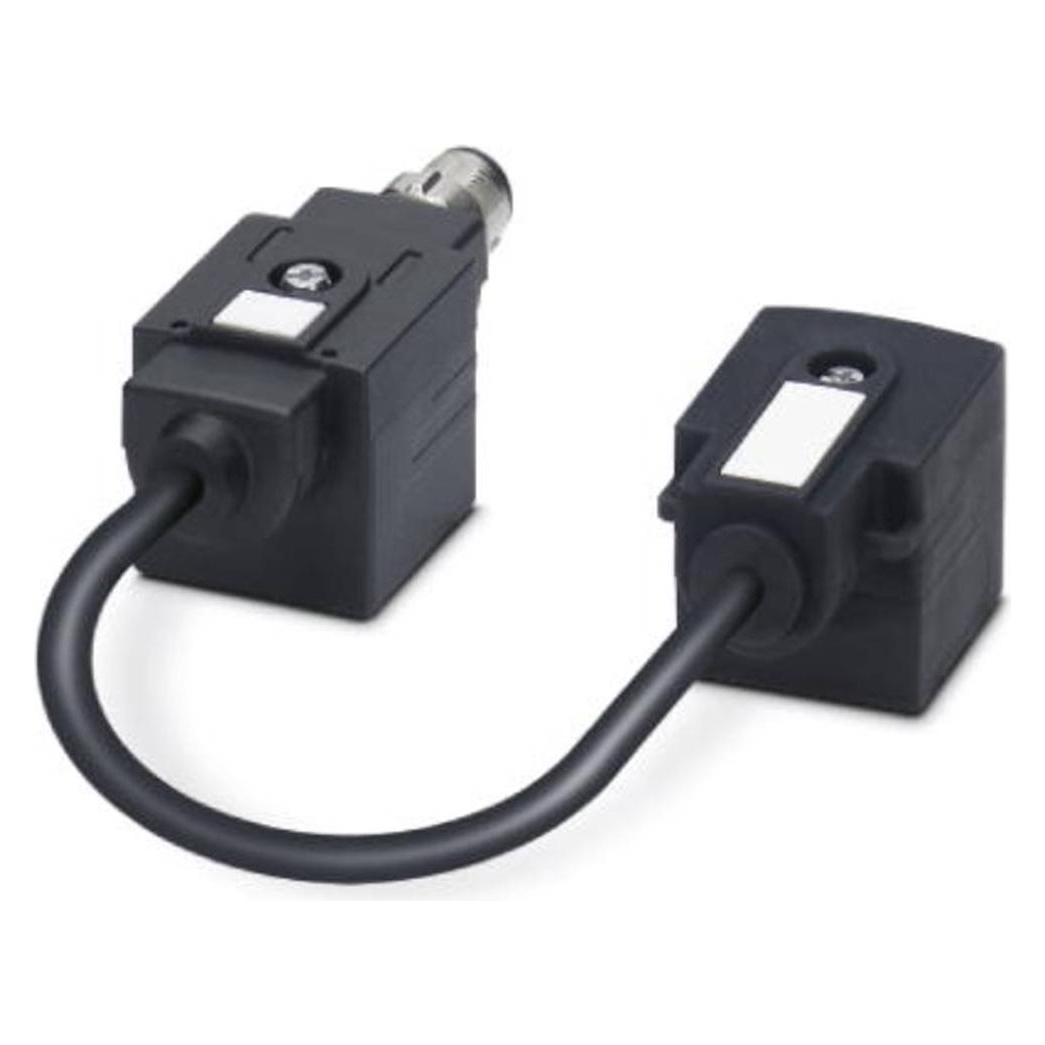 Phoenix Contact Dubbele klepstekkeradapter SAC-MR/0,2-116/2XA-1L-Z SCO Inhoud: 1 stuks., Kabels + Stekkers, Zwart