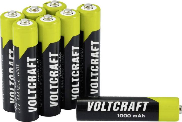 Produktbild Voltcraft Endurance (8 Stk., AAA, 1000 mAh)